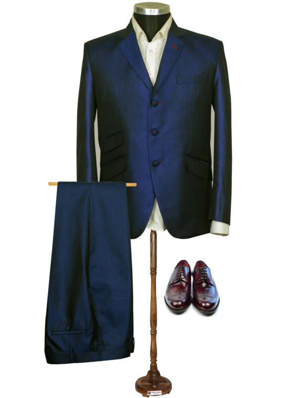 Mens Mod Suits | 60s Style Exclusive Pattern 3 Button Mod Suit